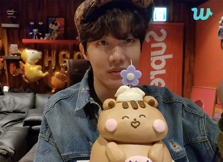 J-Hope on Weverse Live for his Birthday!