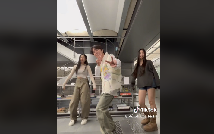 J-Hope #on_the_street with TXT & NewJeans