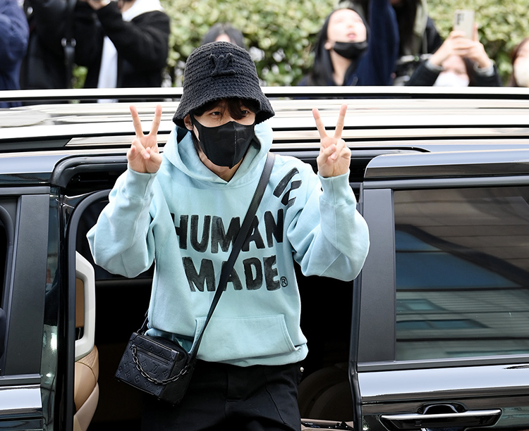 Photos: 03.07.23 J-Hope arriving at KBS Hall