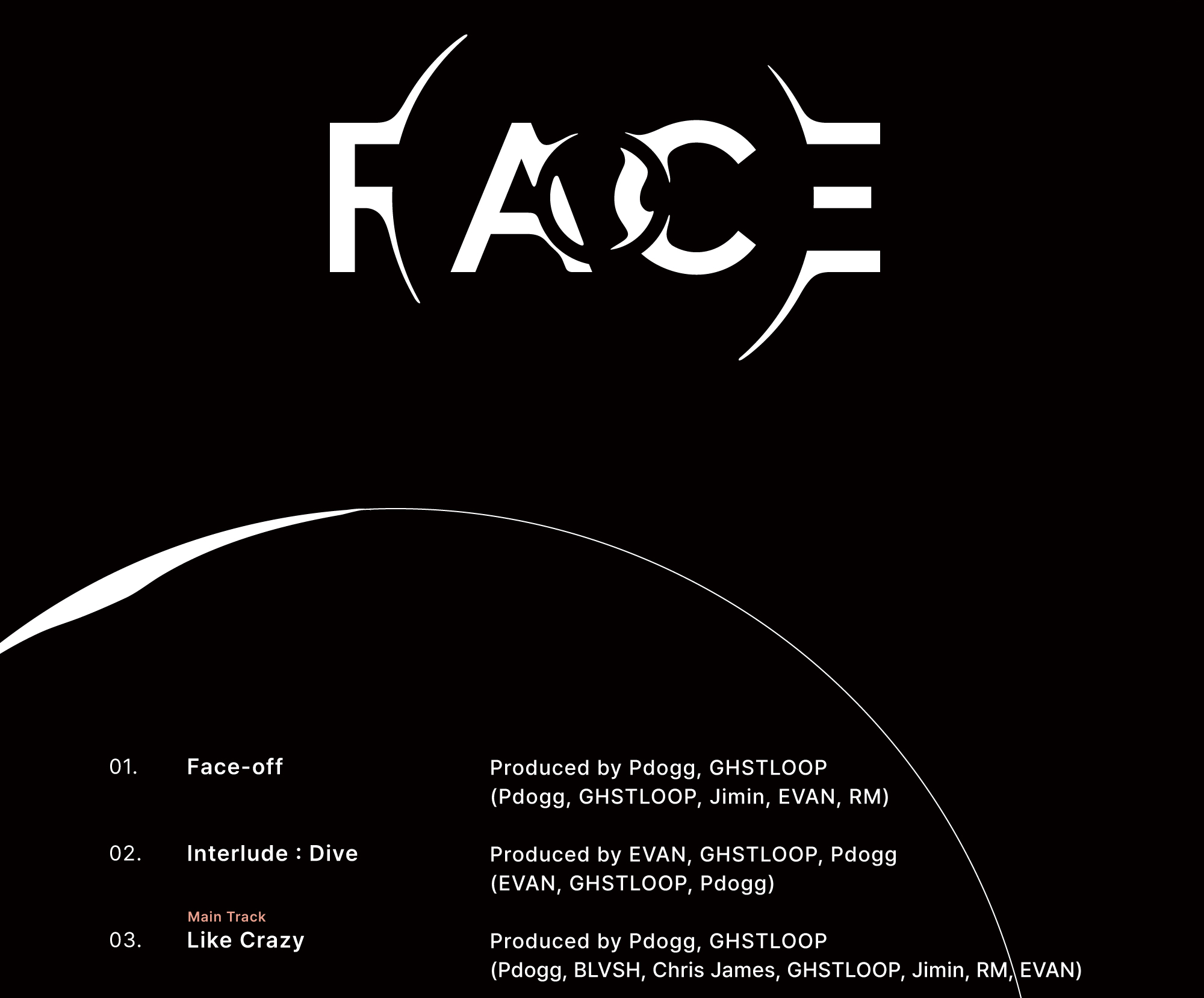 FACE Album Tracklist