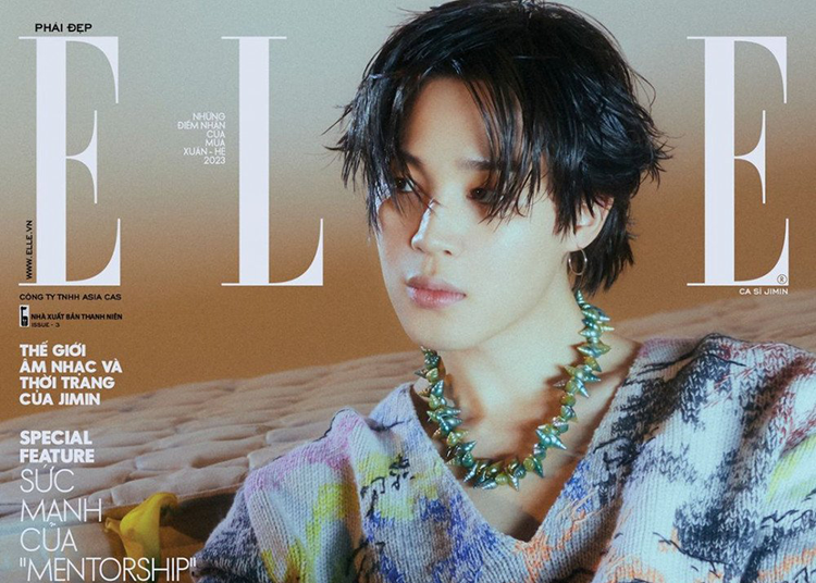 Jimin Graces Cover of ELLE Vietnam March 2023