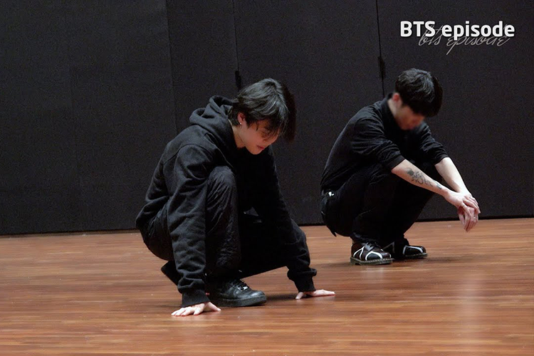 Watch Now: Jimin's Choreography Practice Sketch