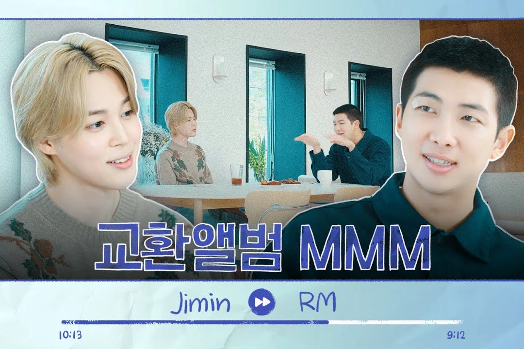 Watch: Jimin teases new song with RM on Mini & Moni Music