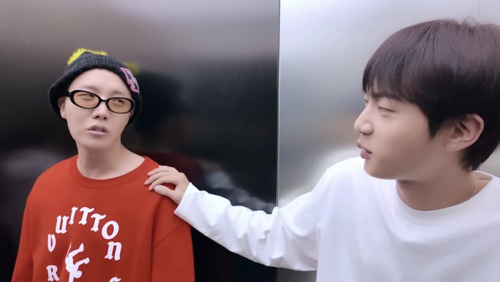 WATCH: Jin hilariously “kidnaps” J-Hope for 'Run Jin' surprise mission