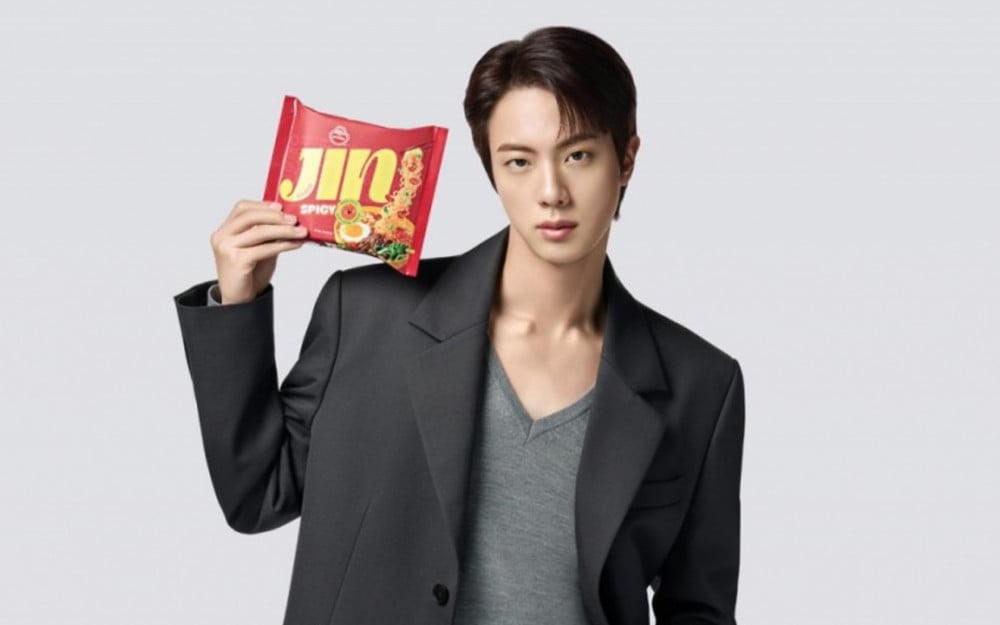 Jin selected as the global ambassador for Jin Ramen