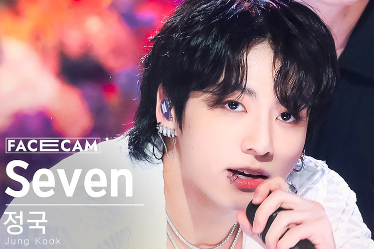 Watch: 'Seven (feat. Latto)' Jung Kook FaceCam at SBS Inkigayo