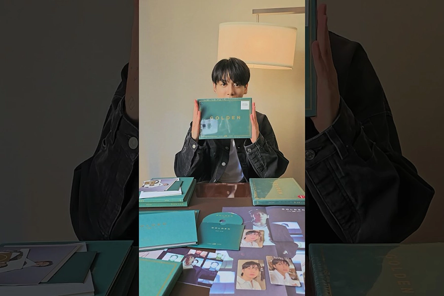 Watch: 'GOLDEN (US Exclusive)’ Unboxing Video with JungKook