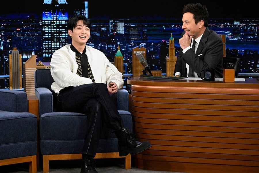 Photos: Jungkook on The Tonight Show Starring Jimmy Fallon
