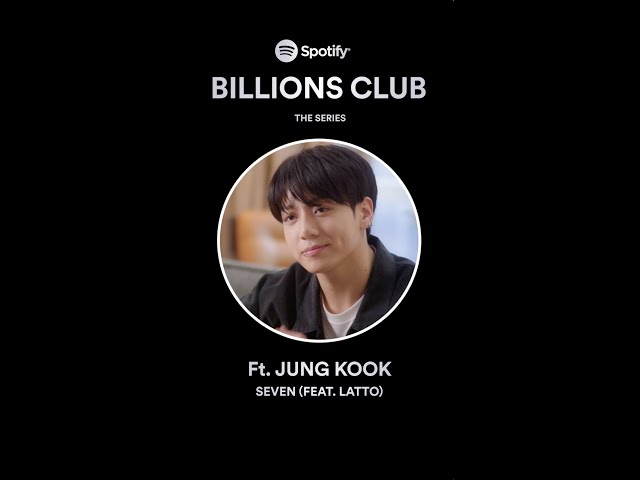 Watch BTS’ Jungkook eat kimbap off his Spotify Billions Club plaque