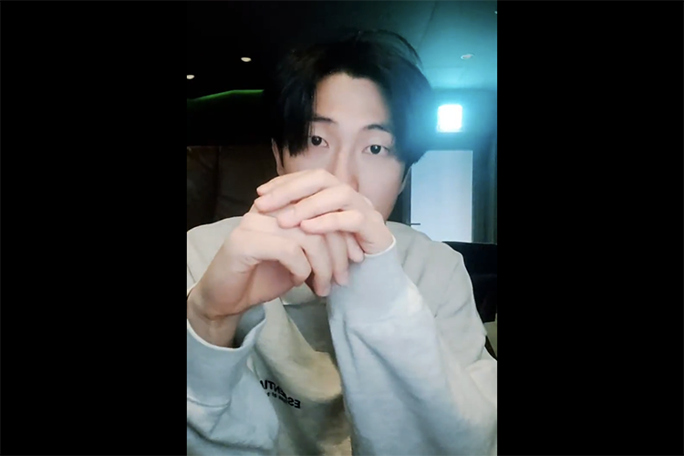 Watch Now: 04.01.2023 RM on Weverse Live!