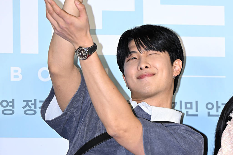 Photos: RM Attends VIP Premiere for Movie “Rebound”