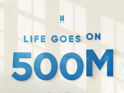 BTS’ "Life Goes On" MV surpasses 500 million views