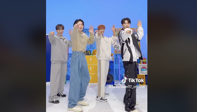 SEVENTEEN BSS on TikTok (with SUGA) doing Fighting dance challenge