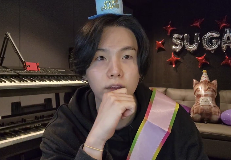 Happy Birthday Suga! Suga Live on Weverse, Jimin Reacts!