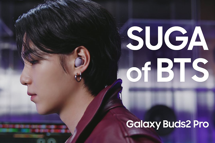 Galaxy Buds2 Pro: Recommended by the Pros - BTS SUGA