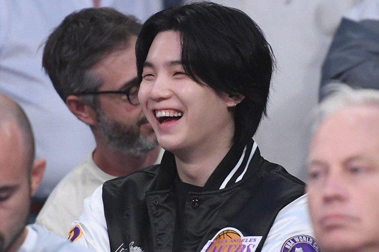 Photos: Suga Attends Golden State Warriors v Los Angeles Lakers Game