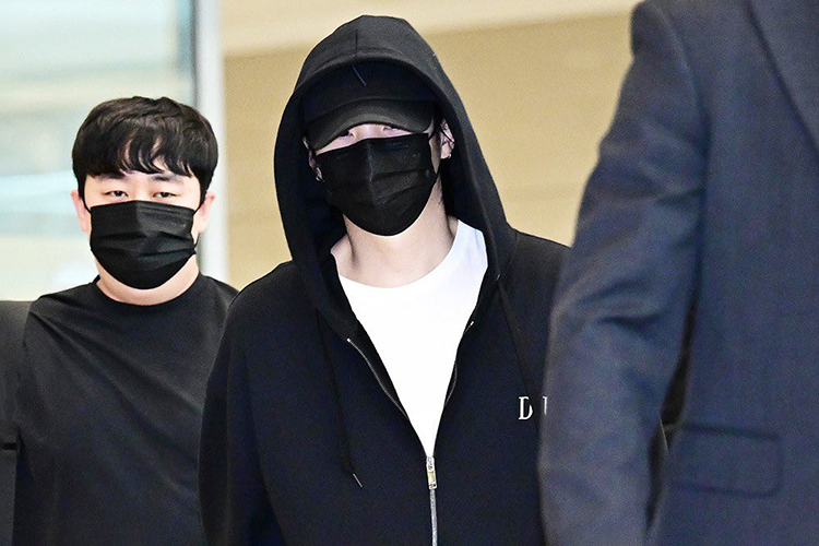 Photos: 05.19.2023 Suga Arriving at Incheon International Airport