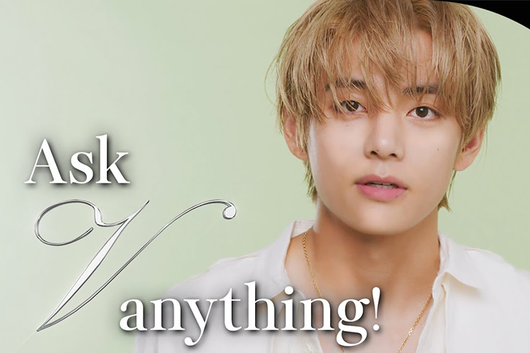 Watch: W Korea: (BTS V Q&A) Ask BTS V anything