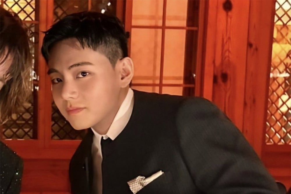 Netizens swoon over V as he attends CELINE party